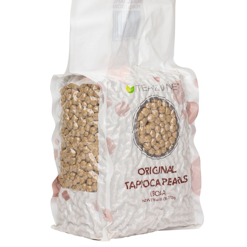 Tea Zone Tapioca Pearl Original Black Boba A1000 Taiwan 6 lbs (96 oz ...