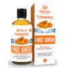 Natrulo Turmeric Face Wash, 4oz Clear Skin Liquid Soap – 100% Natural Anti Aging Exfoliating Turmeric Facial Cleanser for Fading Spots, Clearing Acne Scars, Age Spots, Sun Damage, Discoloration - Turmeric Soap Skin Detox Treatment Made in USA