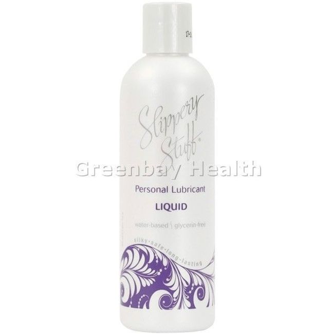 Slippery Stuff Liquid Water Based Personal Lubricant Massage Lube 8 oz