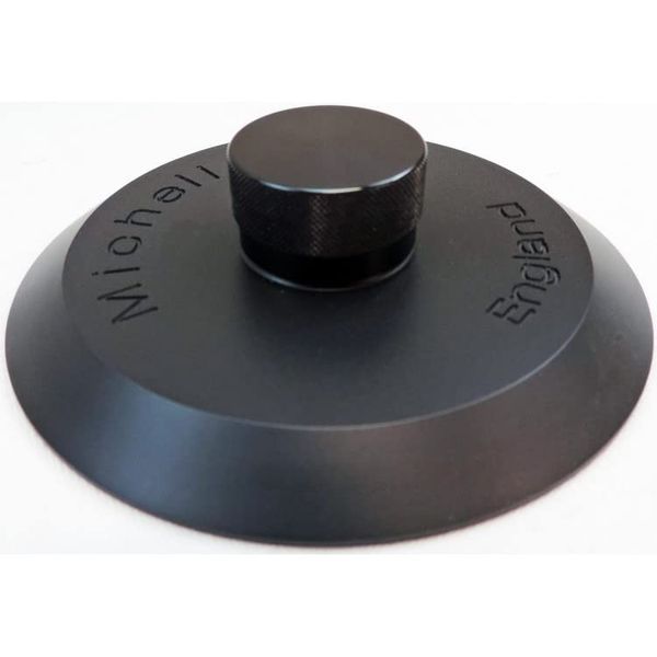 Michell Engineering Standard Fitting Black Delrin Record Clamp (Black Knob)