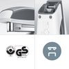 Leitz Mini Stapler, 10 Sheet Capacity, Ergonomic Metal Body, Includes Staples, WOW Range, 55281095 - Black