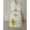EASTER BUNNY THROW PILLOW HANDMADE