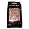 24 TOE NAILS ~ cactus flower toe nails ~ STICK ON ~ NO GLUE REQUIRED ~