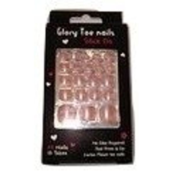 24 TOE NAILS ~ cactus flower toe nails ~ STICK ON ~ NO GLUE REQUIRED ~