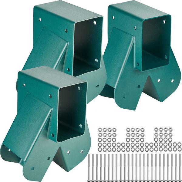 VEVOR 1-2-3 A-Frame 3 Brackets for Swing Set with All Mounting Hardware