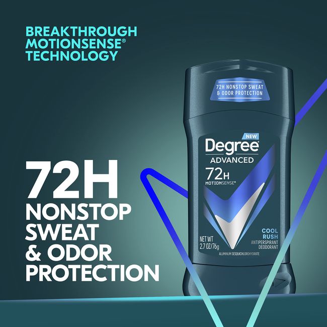 Degree Men Original Antiperspirant Deodorant Cool Rush, 2.7 oz