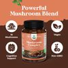 Advanced Mushroom Complex Capsules - 10X Lions Mane Supplement 120ct