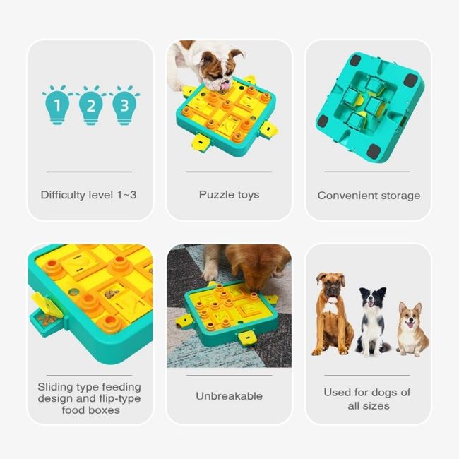 Dog Puzzle Pet Food, Educational Dog Toy, Entertainment Dogs