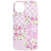 iPhone 14 Plus Quilt Patchwork Collage Summer Bows Rose Pink Floral Collage Case