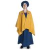 HEMAD Lady Bonnet with tie Blue Pure Cotton