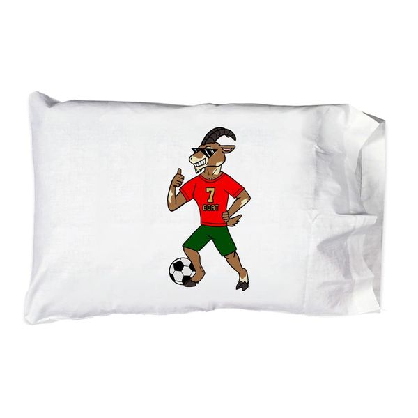 The Goat Soccer Players - Single Pillowcase (Ronaldo #7)