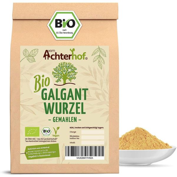 Direct purchase from Germany Galgant Powder Bio (100g) from 8 yards kbA hanger roasted roots, quantity, see details