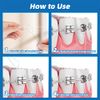 Kuvvfe Floss Threaders,Deep Clean Floss for Braces, Bridges, Implants|200Count (Pack of 4)