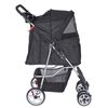 Pet Stroller 4 Wheels Dog Cat Stroller Foldable Puppy Stroller with Cup Holder