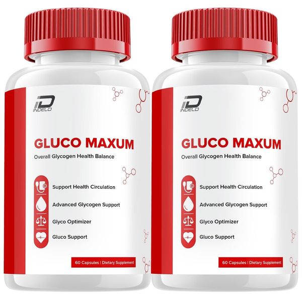 (2 Pack) Gluco Maxum Capsules – Gluco Max Pills Advanced Supplement, All Natural