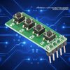 5 Pcs Button Key Module Universal 4 Key Push Button Switch Module Board Keyboard Board for DIY Accessory