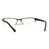 Multi Focus Progressive Reading Glasses 3 Powers in 1 Rectangle Bronze +1