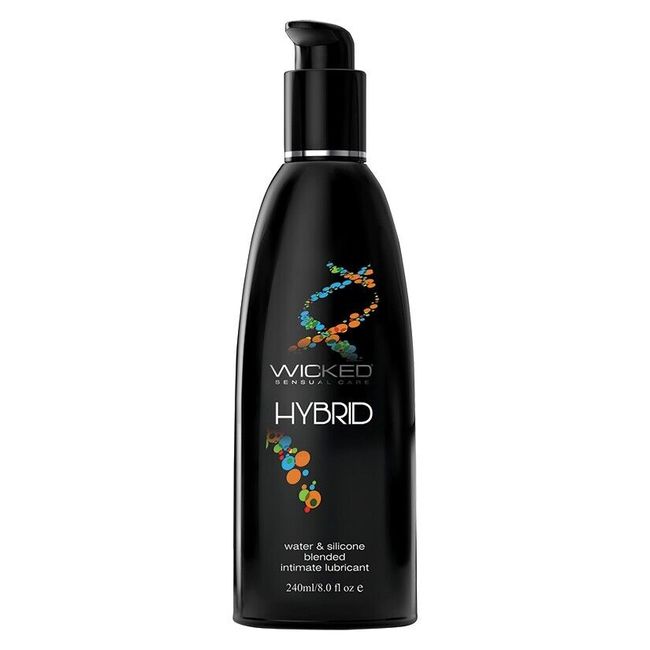 Wicked Hybrid Water and Silicone Blended Lubricant - 8oz.