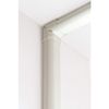 Inaba Denko LDC-90-W Cosmetic Pipe Cover, Corner Elevation 90°, Elevation 90° Bend, White