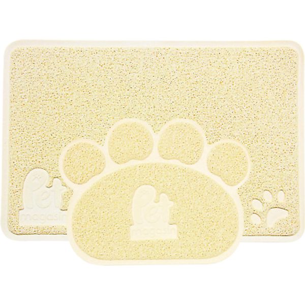 Cat Litter Mat (2-Mat Set) - Soft and Durable Pet Litter Mats for Cats, Dogs, an