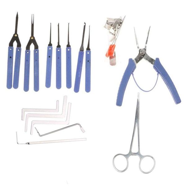 Loboo Idea Ultimate Broken Key Extractor Set, 25-Pieces Multi-Function Steel Broken Key Extractor Removal Hooks/Needles Tool Set