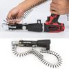 Screw Drill Chain Adapter, Stainless Steel Adjustable Practical Automatic Nail Gun Adapter for Electric Drill Attachment