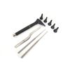 4pcs set Otoscope + 3" Forceps Ear Nose Cleaning
