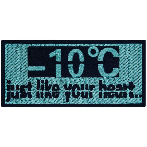 -10°C Embroidered Velcro Patch Like Your Heart