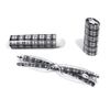 Henghao Portable Ultra Lightweight Rimless Reading Glasses 8 Colors Available Senior Glasses Stylish Reading Glasses with Exclusive Case H6035 (Black Plaid, +2.50)