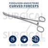 2 Ferguson Angiotribe Forceps 6.5" Straight & Curved Veterinary Set German Grade