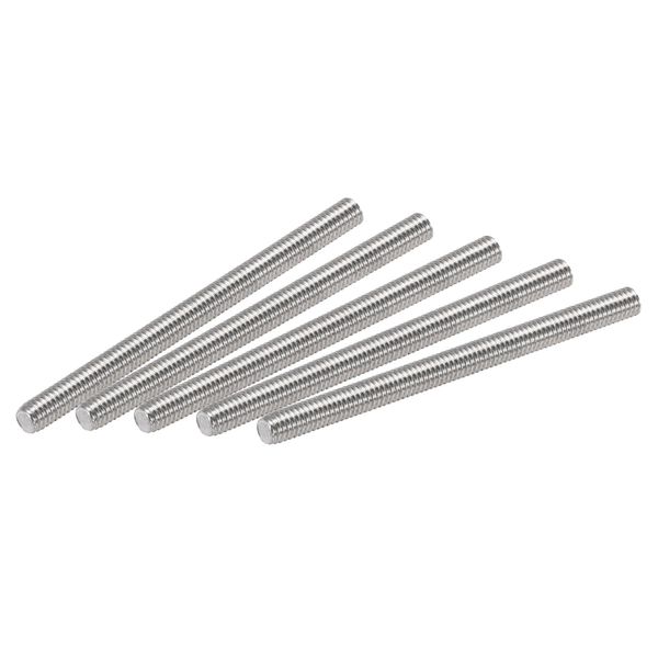 sourcing map 15Pcs M3 x 40mm Fully Threaded Rod 304 Stainless Steel Right Hand Threads,M3-0.5 Thread Pitch