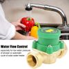 Water Flow Switch, AC 220V G3/4"-3/4" Thread Water Pump Flow Sensor Electronic Pressure Automatic Control Switch