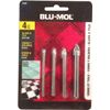 2 Sets Disston BLU-MOL Spade Shaped Tungsten Carbide Tip Glass/Tile Drill Bits
