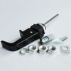 2PCS Black Powder Coated Lift and Turn Compression Latch, Adjustable Grip¡­