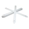Elixir Gardens ® 6" White Stick in Plastic Plant Labels - 100