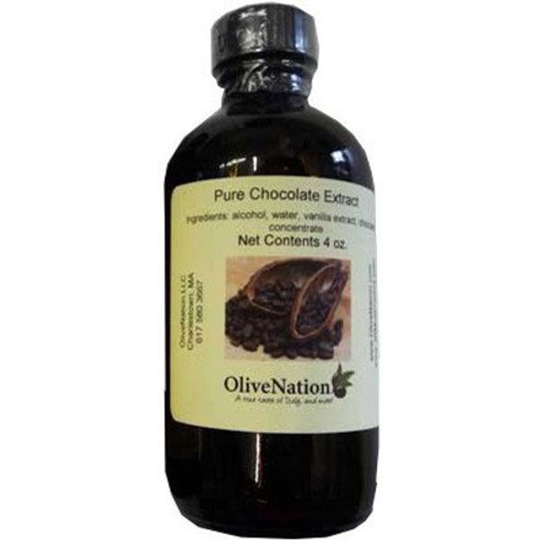 OliveNation Chocolate Extract for Baking, Rich Chocolate Flavoring for Cakes, Cookies, PG Free, Non-GMO, Gluten Free, Kosher, Vegan - 8 ounces