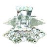 Sparkly Crystal Double Diamond Claw Hair Clip ~ Clear