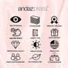 Andaz Press Blank Circle Gift Tags, Black, 24-Pack