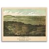 Chattanooga TN 1887 Historic Panoramic Town Map - 18x24