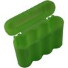50 EBC Battery AA AAA CR123A Green Battery Holder Storage Cases