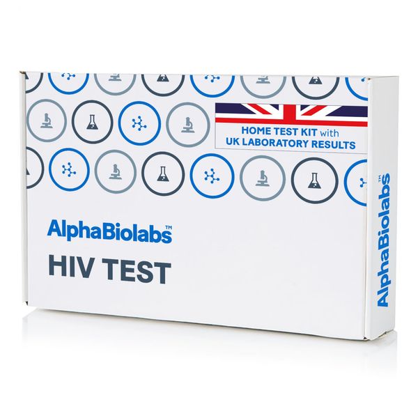 AlphaBiolabs HIV Test with Same Day Laboratory Results - 100% Accurate - Confidential Results - Meets BASHH, FSHR & MHRA guidelines