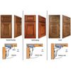 Berta 20 Pack Soft Closing Frameless Inset Cabinet Door Hinge with Screws