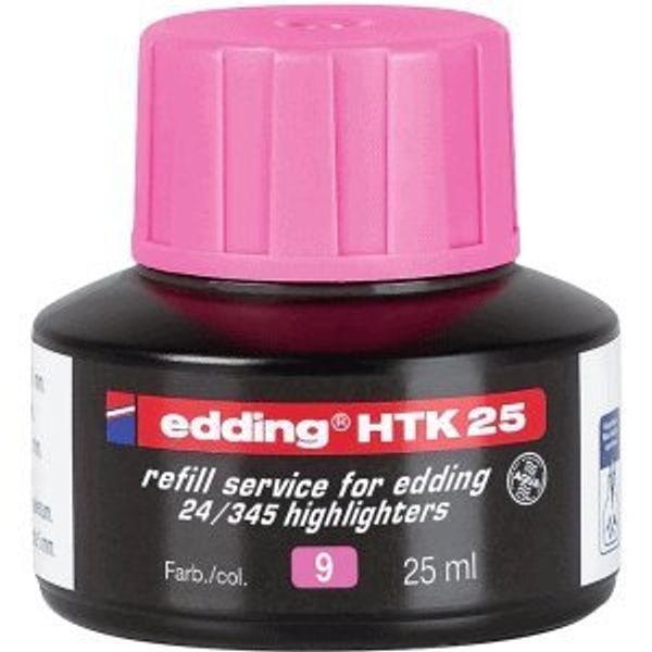 Edding HTK 25 Highlighter Refill Ink 25 ml Pink