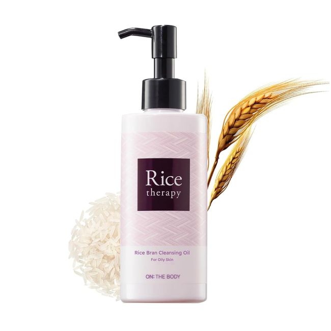 VEILMENT Rice Therapy Cleansing Oil (6.8fl oz) - Waterproof Makeup Remover, Deep Cleanser for Oily Skin. Gentle Formula, Residue-Free for Sensitive Skin. Premium Korean Skin Care. Rice Complex.