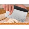 Stainless Steel Pastry Tool Pizza Dough Cutter For Baking Plastic Handle Bread