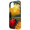 Ladybug Tree Trunk Autumn Glow Forest Bug Design Case for iPhone 15 Plus