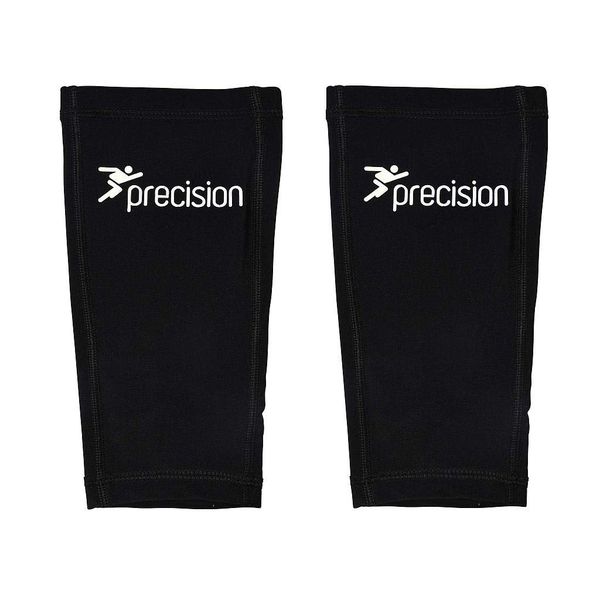 Precision Unisex's Pro Matrix Shinguard Sleeves, Black, Large