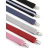 Olata Junior/Children’s Simple Fully Adjustable Elasticated Clip on Y-Shape Braces/Suspenders - 3cm (5-12 Years). Red