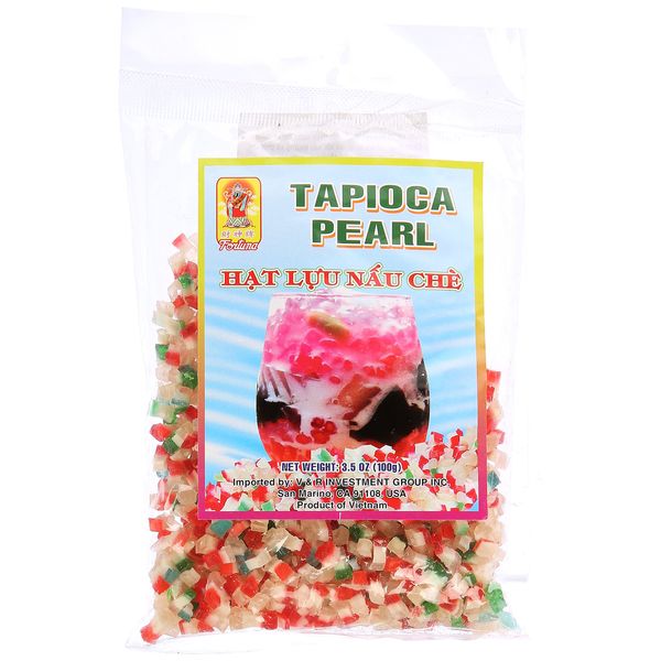 Hat Luu Nau Che (Tapioca Pearl) - 3.5oz [Pack of 3]