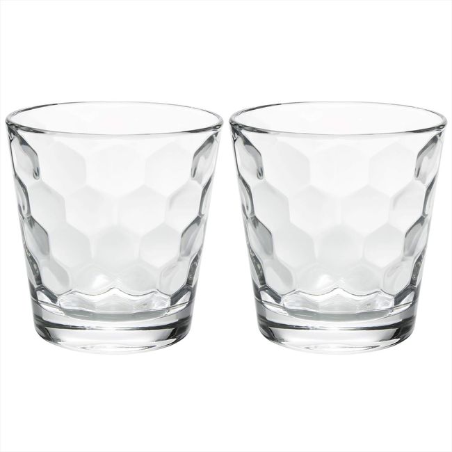 Vetri IB-67 Tumbler, Clear, 7.8 fl oz (220 ml), Honey Tumbler, Pair with Presentation Box